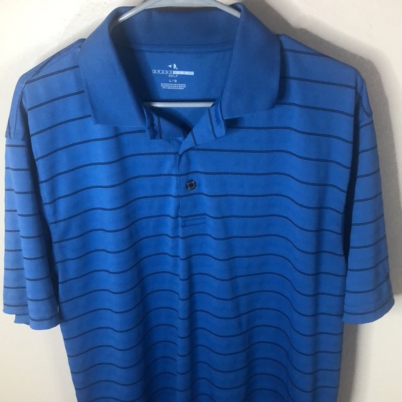Grand Slam Striped Golf Shirt. Size L/G. - Picture 3 of 11